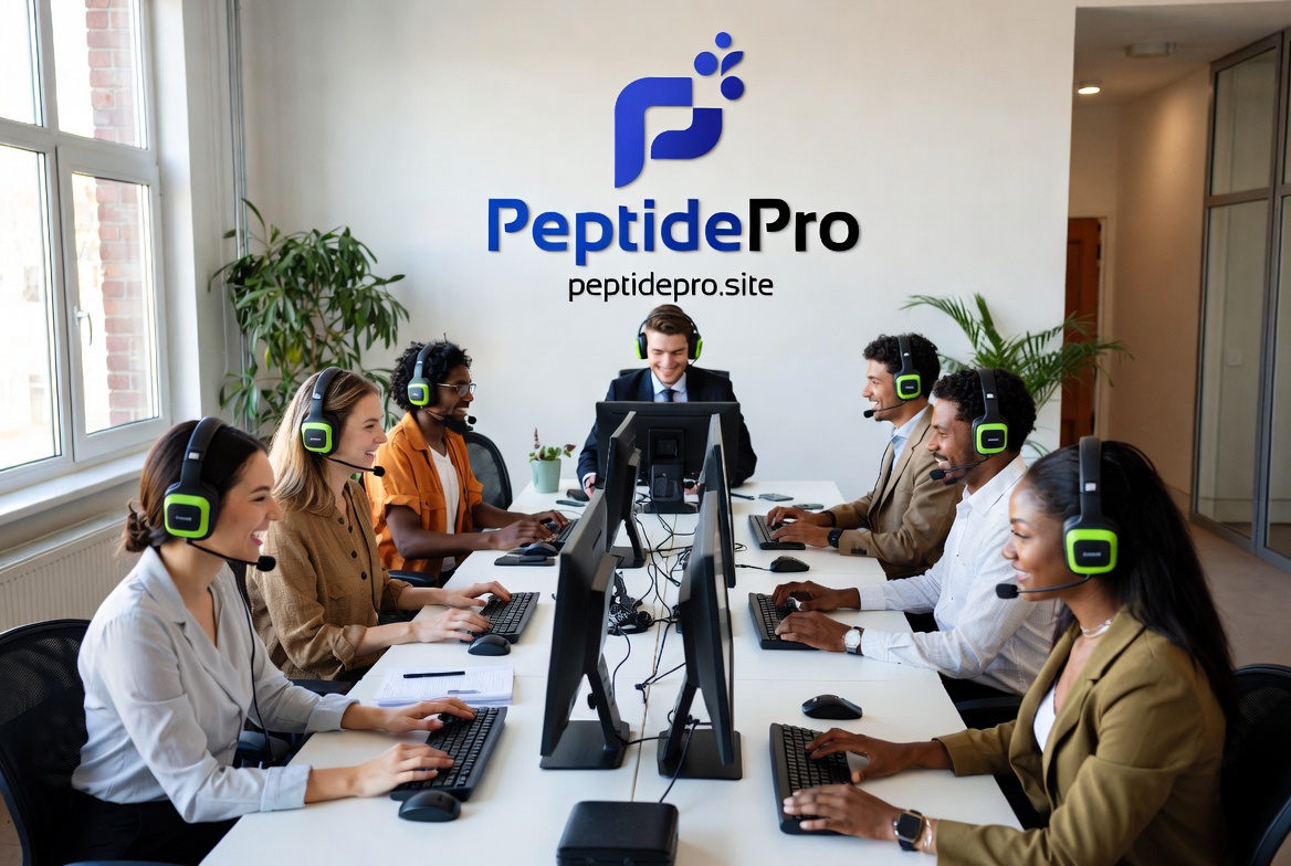 PeptidePro customer support team ready to assist